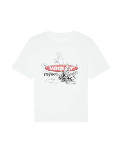 Crystals Oversize Tee White